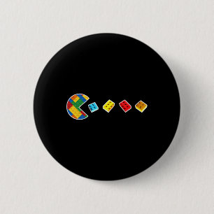 Lustige Bausteine Gamer Meister Erbauer Ziegel L Button