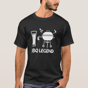 Lustige BBQ-Legende T-Shirt