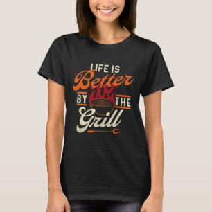 Lustige Bbq-Shirts Das Leben Ist Besser  T-Shirt