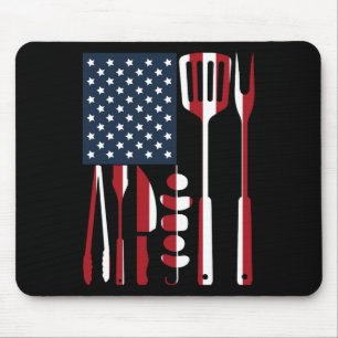 Lustige Bbq Smoker Grillwerkzeuge Rbecue Amerikani Mousepad