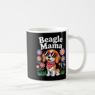 Lustige Beagle-Kunst für Frauen Mädchen Mutter Bea Kaffeetasse