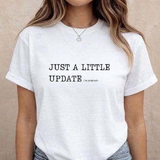 Lustige Bekanntgabe der Schwangerschaft Baby Revea T-Shirt
