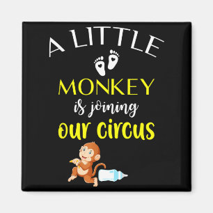 Lustige Bekanntgabe der Schwangerschaft Neue Baby- Magnet