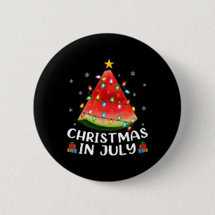 Lustige Beleuchtung Wassermelone Weihnachtsbaum So Button