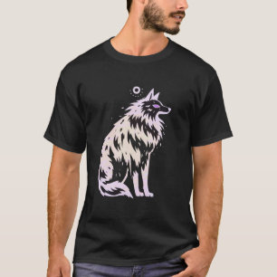 Lustige belgische Malinois X Husky rosa Hund Schab T-Shirt