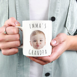Lustige benutzerdefinierte Babygesicht-Fotomug Tasse