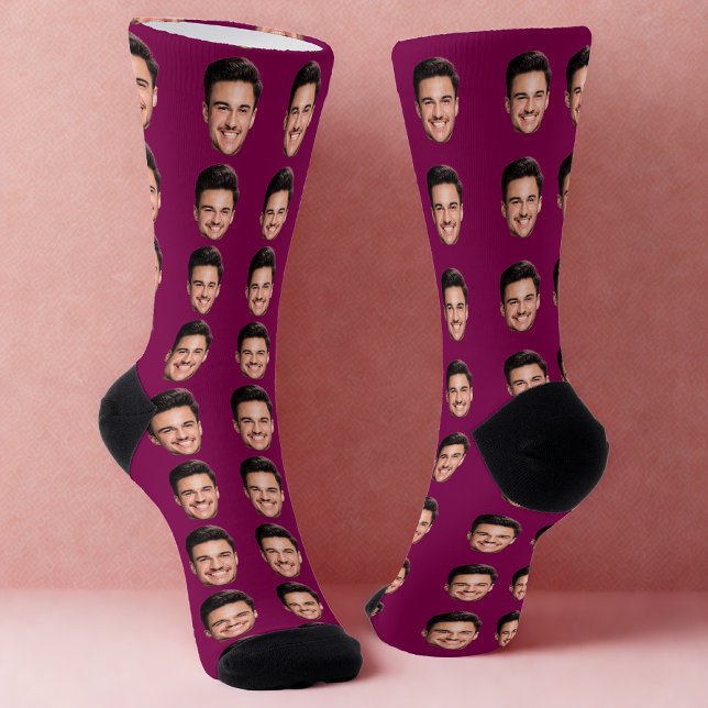 Lustige benutzerdefinierte Gesichtssocken Socken (Von Creator hochgeladen)