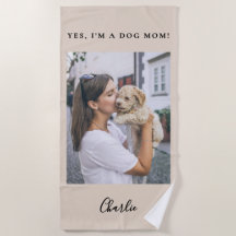Lustige benutzerdefinierte Hundemutter Ein Foto Na