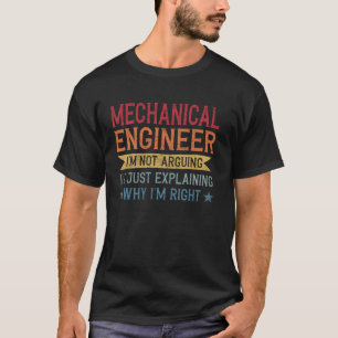 Lustige Berufsweisheit Maschinenbauingenieur T-Shirt