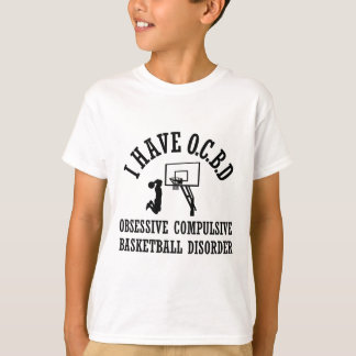 Lustige besessene zwingende Basketball-Störung T-Shirt