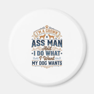 Lustige Besitzerzitat Vintage-Vektordesign_1 Magnet