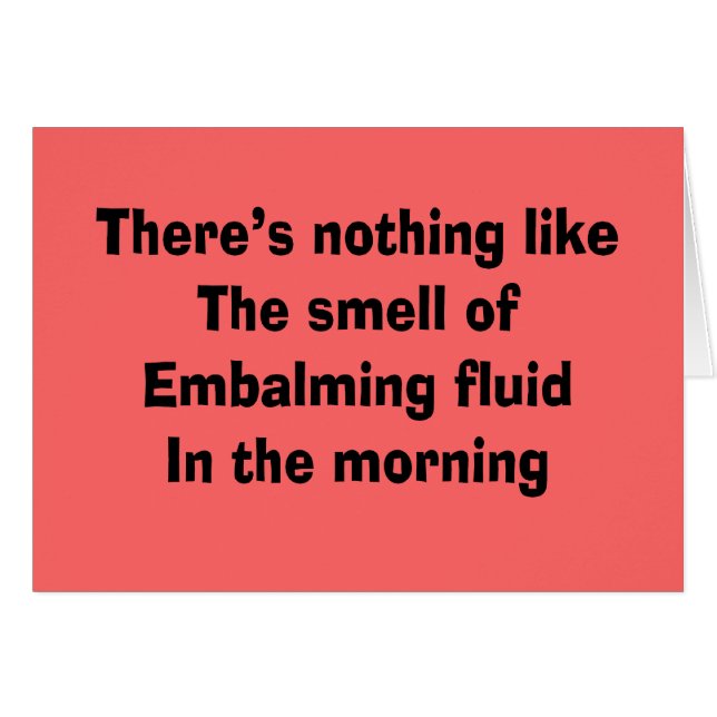Lustige Bestattungsunternehmer-Geschenke (Vorderseite (Horizontal))