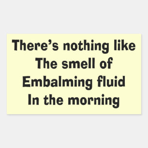 Lustige Bestattungsunternehmer-Geschenke Rechteckiger Aufkleber