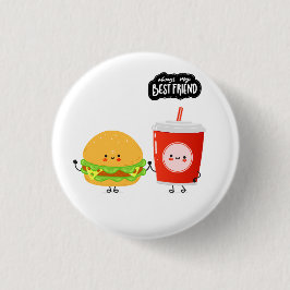 Lustige beste Freunde Button