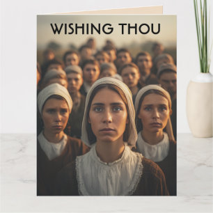 Lustige beste Freundin Geburtstags Amish Grußkarte Karte