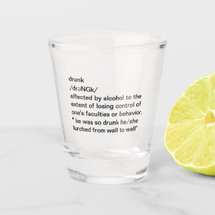 Lustige Betrunkene Definition Party Schnapsglas
