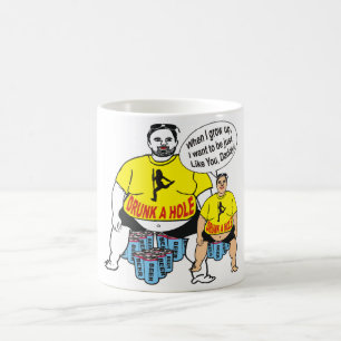 Lustige betrunkene Vater-u. Sohn-Tasse Tasse