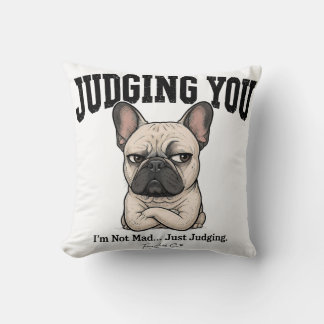 Lustige-Beurteilung-Ihr-Französische-Bulldogge-Kis Kissen