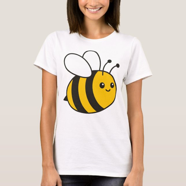 lustige Biene T-Shirt (Vorderseite)