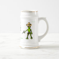 Lustige Bier-Tasse des alien