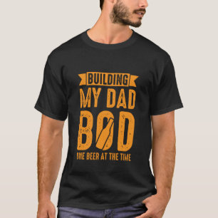 Lustige Bier-Vater-Body-Wortkunst T-Shirt