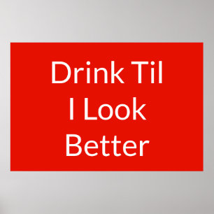 Lustige Bier-Zitate Berühmte Sprüche Poster