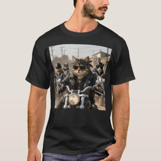 Lustige Biker-Katzen-Gang-Motorrad-Meme Hyper T-Shirt