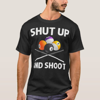 Lustige Billard-Kunst für Billardliebhaber Poolspi T-Shirt