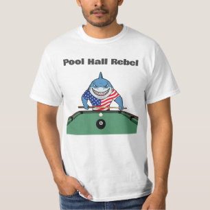 Lustige Billard Pool Hall Rebell T-Shirt