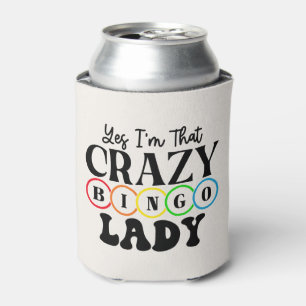 Lustige Bingo-Ansagewort-Kunst Dosenkühler