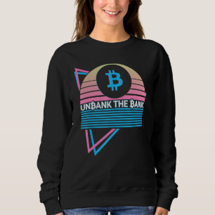 Lustige Bitcoin Krypto BTC Kryptowährung Entbankt Sweatshirt