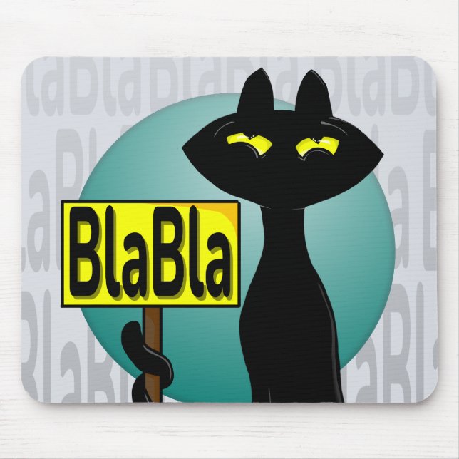 Lustige BlaBla-Mauspad mit schlechtem Boogie Mousepad (Vorne)