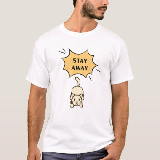 Lustige Bleib-weg-Katze-Introvertiert-Sarkastisch- T-Shirt