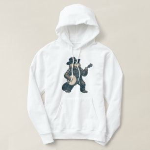 Lustige Bluegrass-Biber-Vintage-Countrymusik-Kunst Hoodie