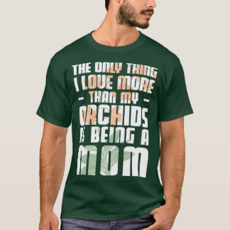 Lustige Blumenpflanze wächst für eine Orchideen-Mu T-Shirt