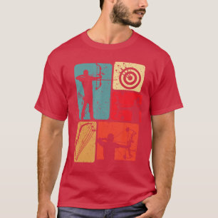 Lustige Bogenschießerei Cooler Bogen Pfeil Ziel Sp T-Shirt