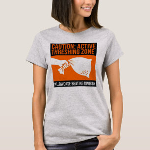Lustige Bohnen Dresch Kissenbezug Schlagen Garten T-Shirt