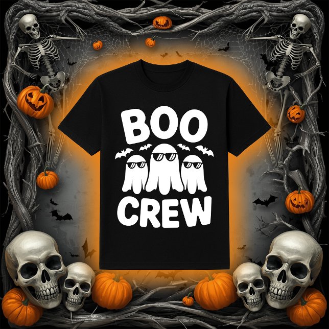 Lustige Boo-Crew Geister mit Sonnenbrillen Hallowe T-Shirt (Von Creator hochgeladen)