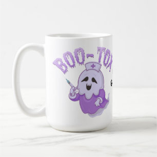 Lustige Boo-Tox-Krankenschwester-Geist-Halloween-M Kaffeetasse