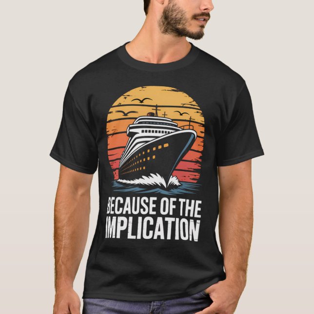 Lustige Bootsfahrt Bootsfahrt T-Shirt (Vorderseite)