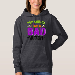 Lustige Böse Hexe Halloween Zitat Vektor Design_1 Hoodie