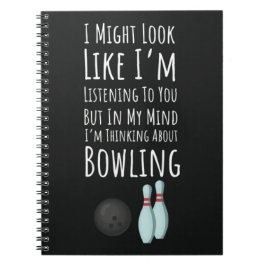 Lustige Bowling-Geschenke und Neuheiten Sports Bow Notizblock