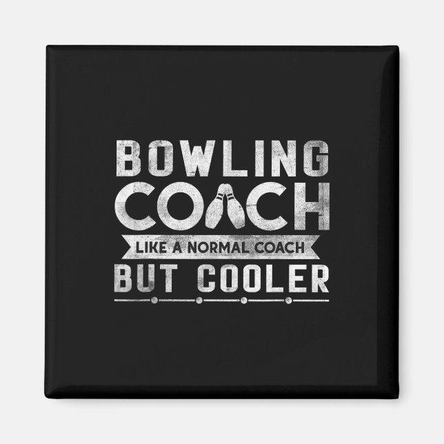 Lustige Bowling-Trainer-Definition Bowling-Trainer Magnet (Vorne)