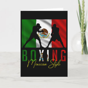 Lustige Boxen Mexikanischer Sparring Kickboxen Kic Karte
