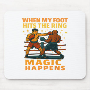Lustige Boxer Boxkampf Kämpfer Sarkastischer Humor Mousepad