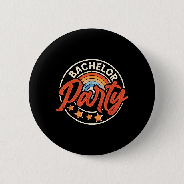 Lustige Bräutigam Hochzeit Junggesellenabschied Button (Vorderseite)