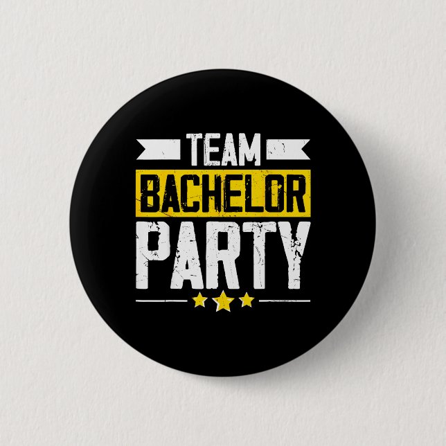 Lustige Bräutigam Hochzeit Junggesellenabschied Button (Vorderseite)