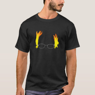 Lustige brennende T-Shirt