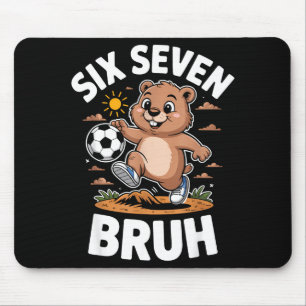 Lustige Bruh Fußball Groundhog Day 67 Meme Pyjama Mousepad