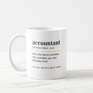 Lustige Buchhalter-Definition Geschenk Kaffeetasse